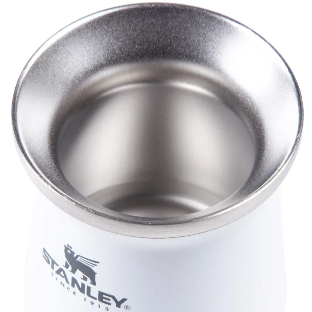 Mate Stanley Classic Acero Inoxidable 236 ML (8 OZ) - Blanco
