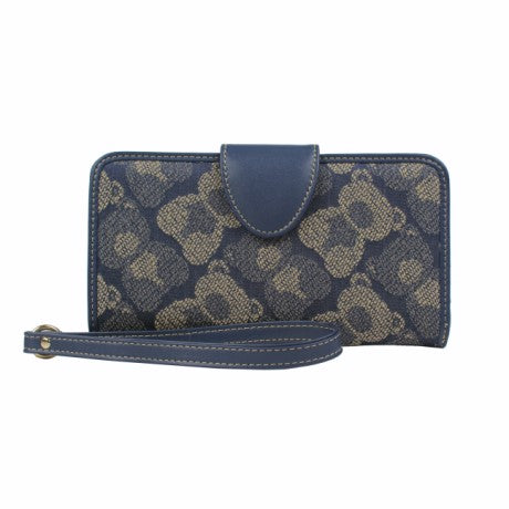 Billetera Henney Bear-HW-002-Osos Azul