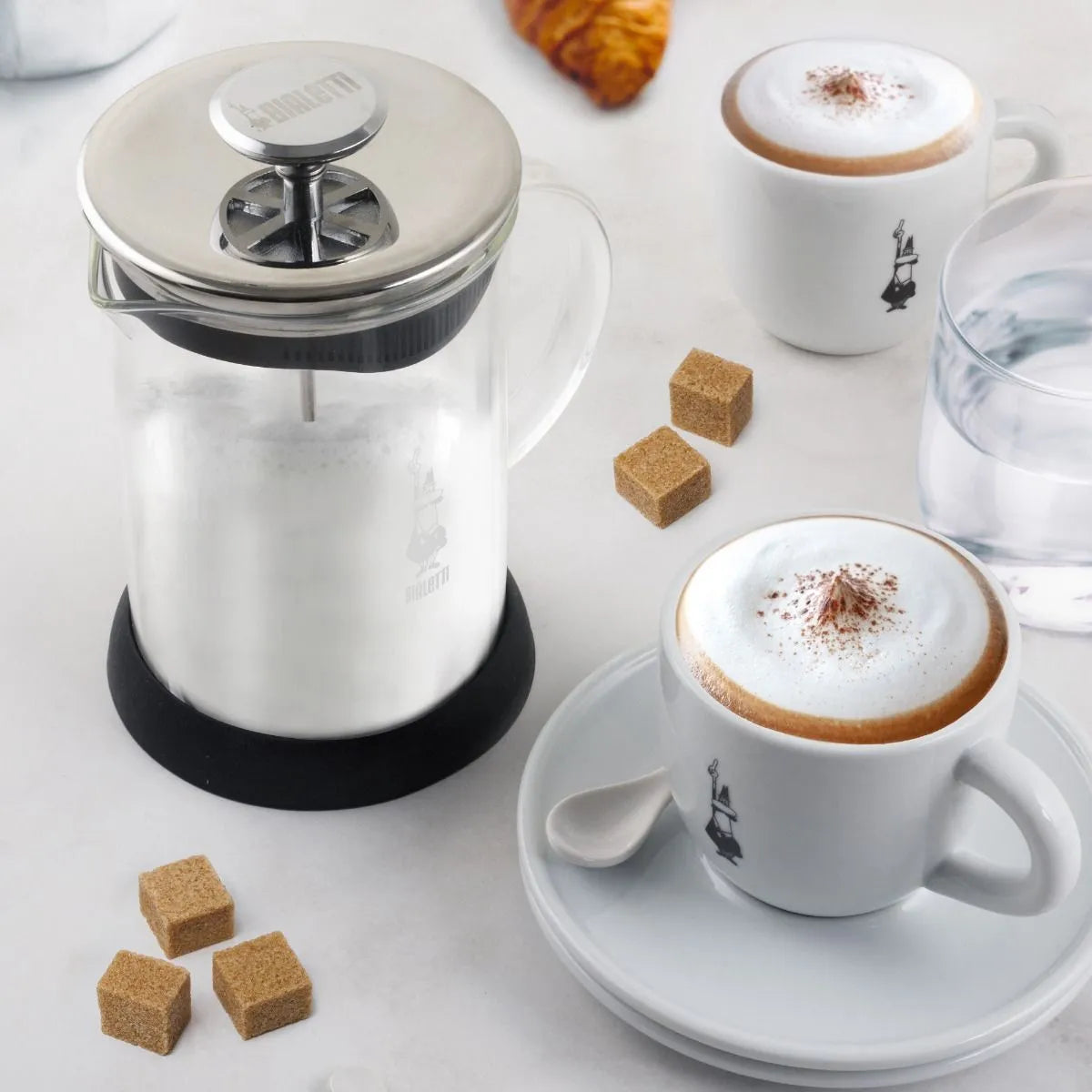Espumador De Leche Manual Bialetti 1 Litro - Borosilicato