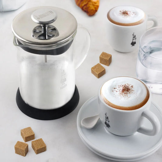 Espumador De Leche Manual Bialetti 1 Litro - Borosilicato