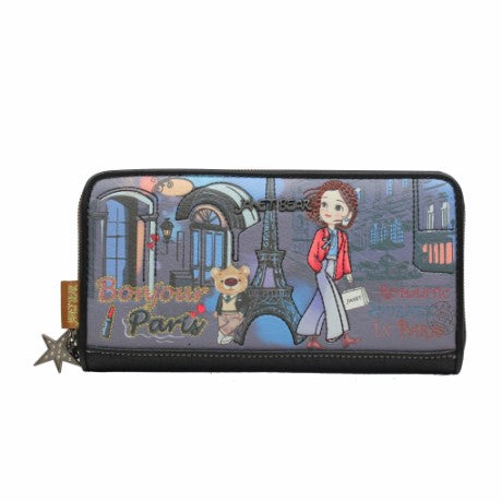 Billetera Janet London-JW-003A-Paris Dream