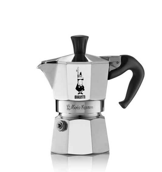 Cafetera Italiana Bialetti Moka Express 6 Pocillos/Tazas Manual